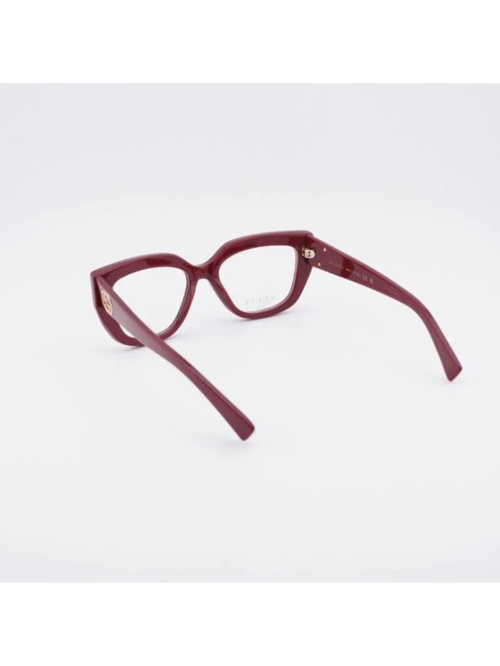 Gucci GG1847O 003 Eyeglasses Bordeaux 53mm Cat Eye Frame